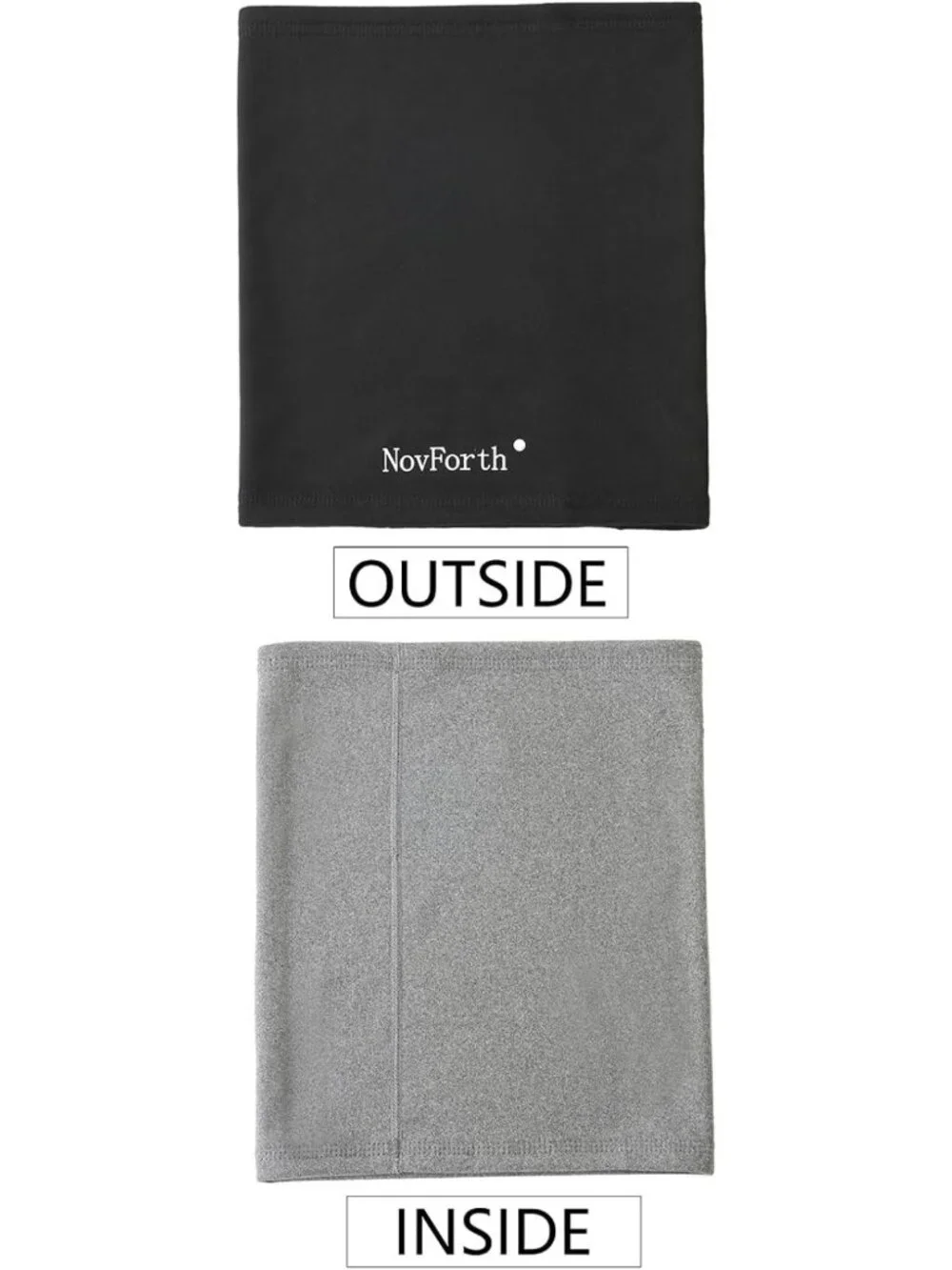 2-Pack Winter Neck Warmers for Men & Women - Thick Windproof Gaiter Face Scarves
